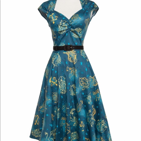 Pinup Couture Dresses & Skirts - Nwt pinup couture Heidi dress astrology print size xs pinupgirl clothing